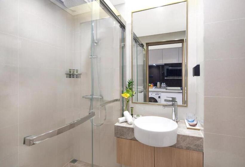 اتاق سوپریور با تخت بزرگ, Eature Residences Lingang