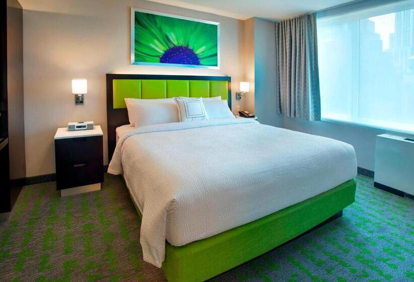带大床的标准工作室, Springhill Suites By Marriott New York Midtown Manhattan/fifth Avenue