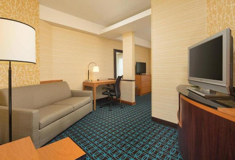 带大床的行政房间, Fairfield Inn And Suites Cleveland