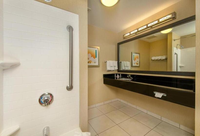 带大床的标准间, Fairfield Inn And Suites Cleveland