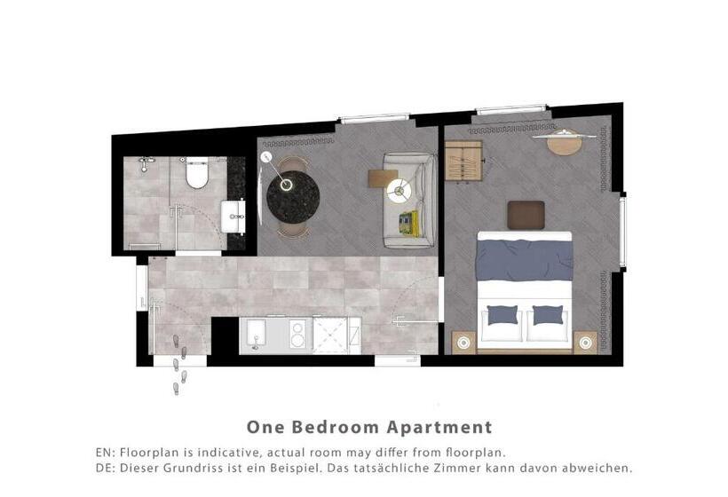 آپارتمان 1 خوابه, Adina Apartment Hotel Stuttgart