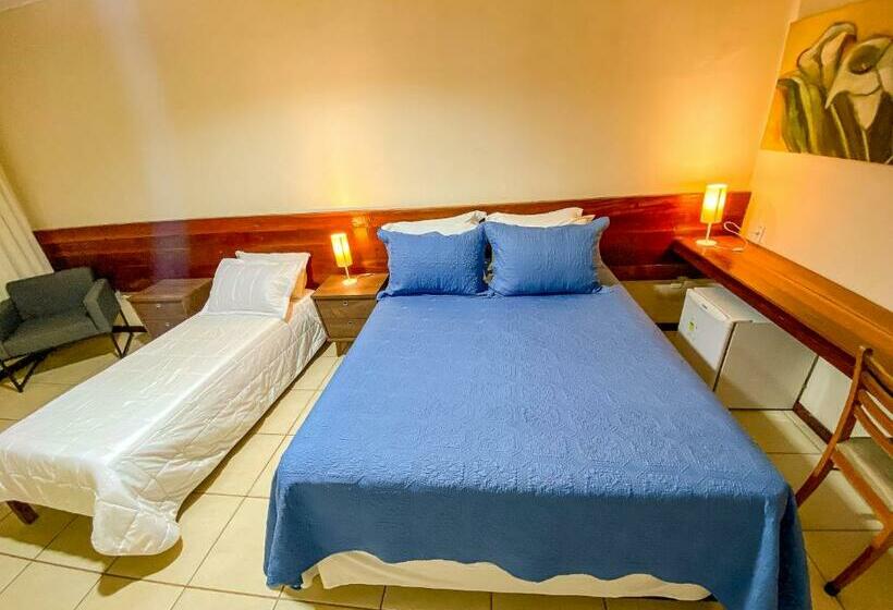 스탠다드 트리플 룸 가든 전망, Quatro Estações Pesqueiro E Hotel Fazenda