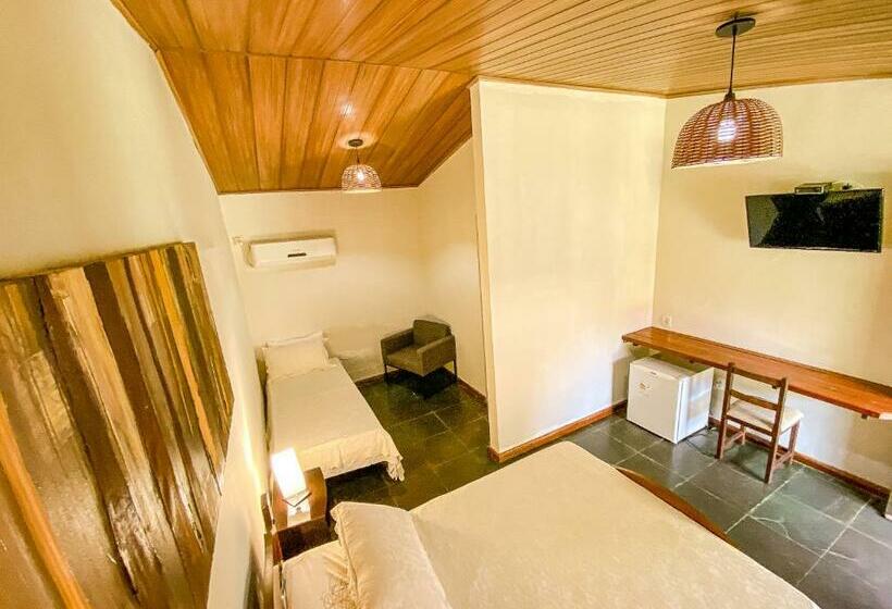 스탠다드 트리플 룸, Quatro Estações Pesqueiro E Hotel Fazenda