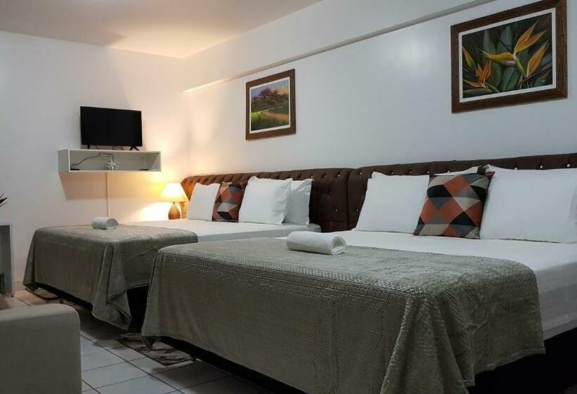 Люкс Deluxe Кровать Кинг, B & A Suites Inn Hotel   Quarto Luxo Palladium