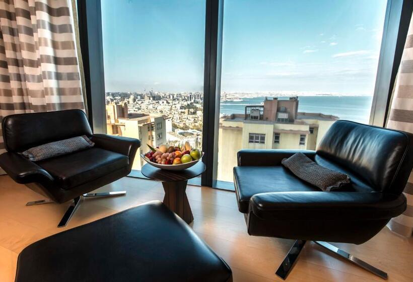 آپارتمان 2 خوابه با چشم‌انداز دریا, Apartments By Fairmont Baku Flame Towers