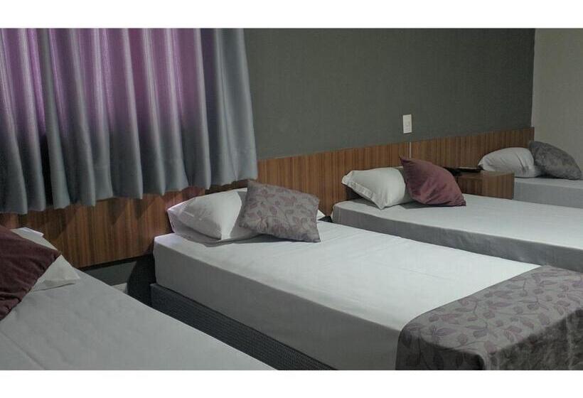 4인용 스탠다드 룸, Bombonato Hotel   Fácil Acesso Ao Aeroporto E Parque De Exposições Abcz   By Up