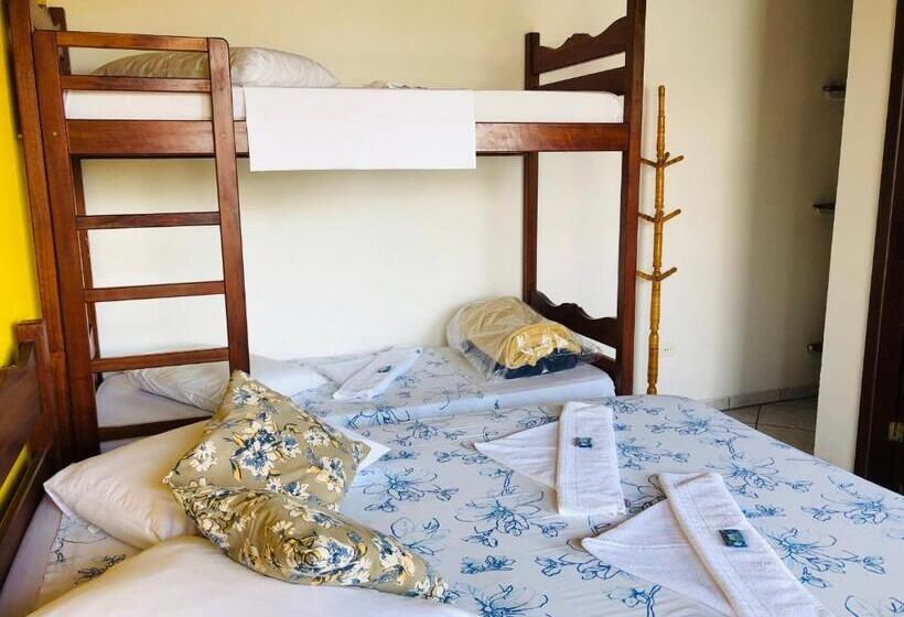 اتاق استاندارد چهار تخته, Pousada Casa Do Mar