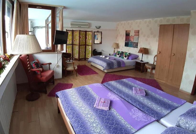 اتاق استاندارد چهارنفره با بالکن, Hostel Pansion Lion