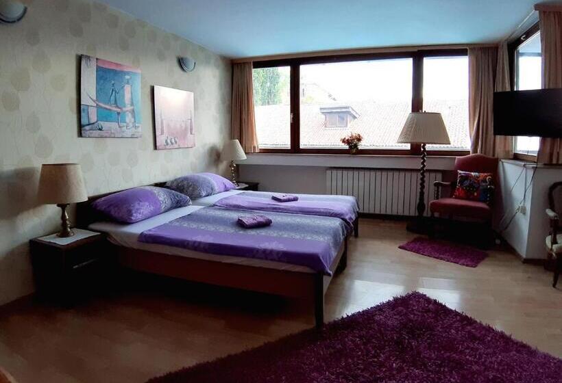 اتاق استاندارد چهارنفره با بالکن, Hostel Pansion Lion