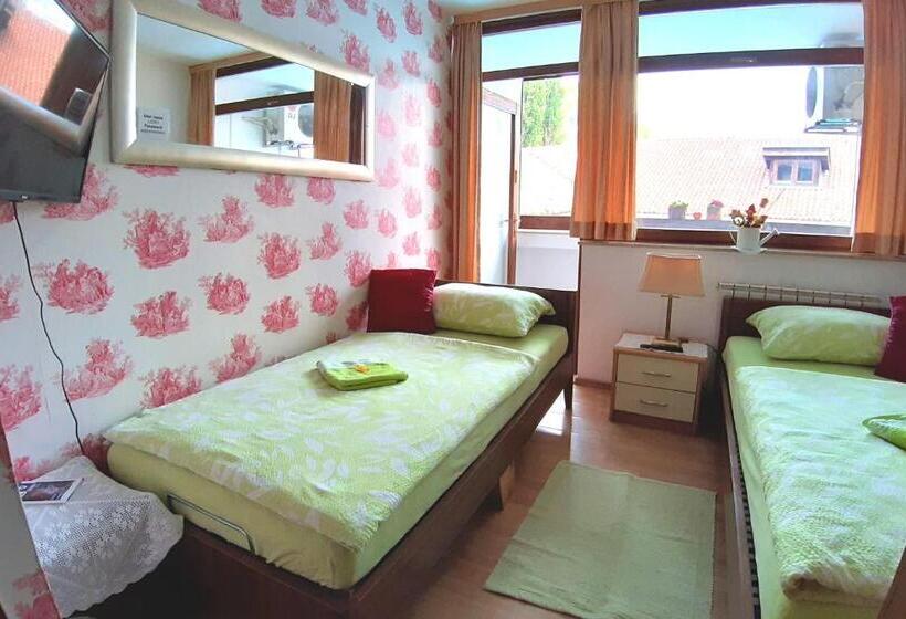 اتاق استاندارد با بالکن, Hostel Pansion Lion