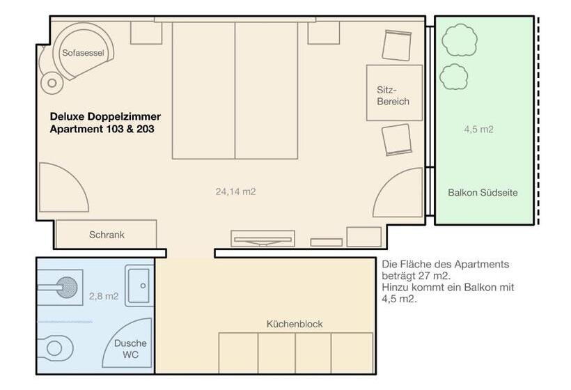 سوییت جونیور, & Suites Glück Auf
