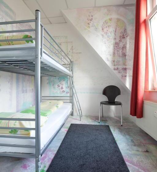 共用房间的床, Hostel Jena