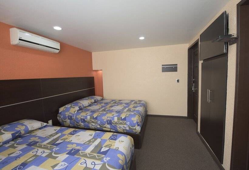 اتاق استاندارد با 2 تخت دوبل, Oaxaca Inn Reforma