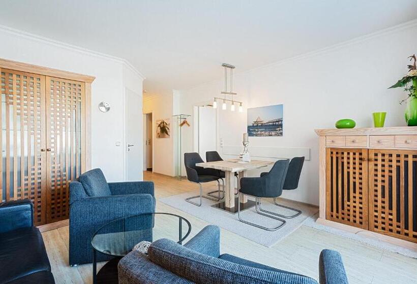 Апартаменты 2 Спальни, Seetelhotel Ostseeresidenz Heringsdorf