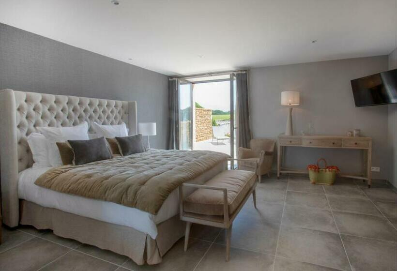 اتاق استاندارد با تخت بزرگ, Domaine De Montine Chambres De Charme