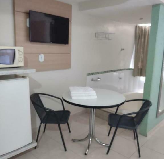 Люкс с гидромассажем, Hot Springs Flat Apart Hotel Master Luxo Com Banheira