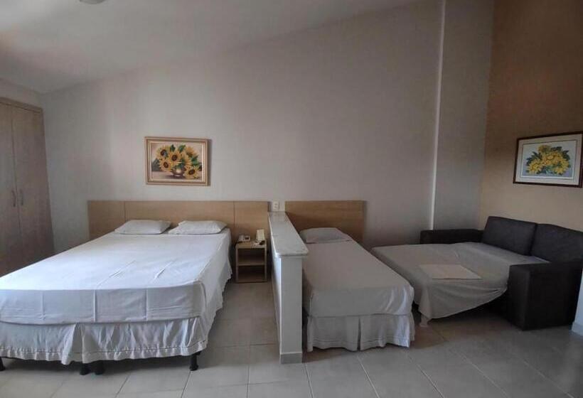 Люкс Кровать Кинг, Hot Springs Flat Apart Hotel Master Luxo Com Banheira