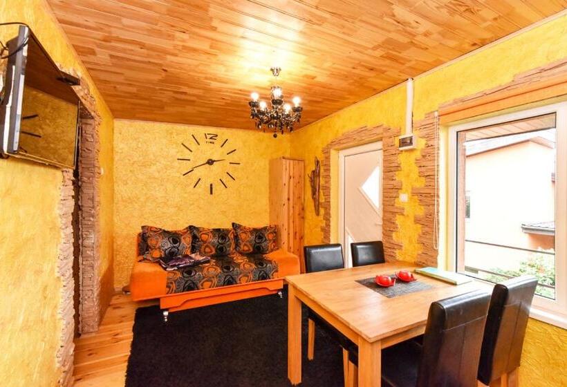 اتاق خانوادگی با چشم‌انداز باغ, Zelta Pirts Guest House