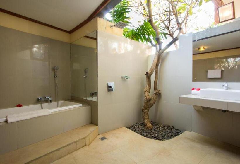 패밀리 룸 가든 전망, Arya Amed Beach Resort And Dive Center