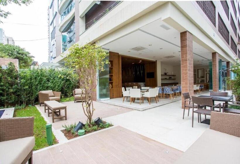 침실 1개 바다 전망 아파트, Estanconfor Vista Mar Em Santos