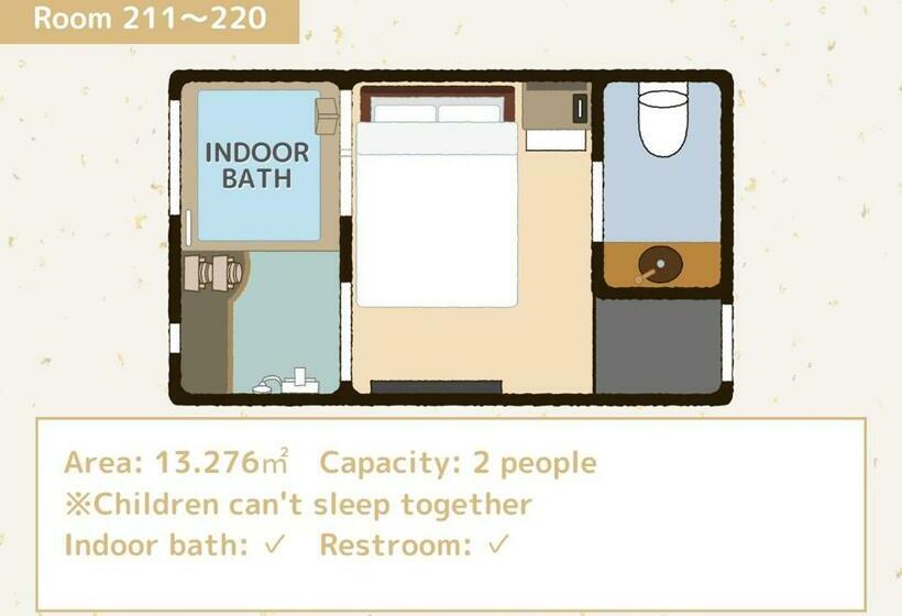 스탠다드 룸, Bihadanoyu Koshikano Onsen
