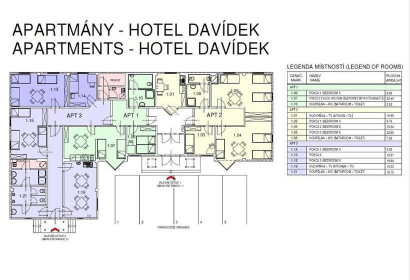 Дом 1 Спальня, Sport & Relax Hotel Davidek