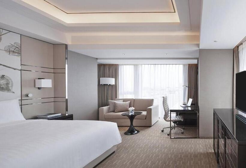 اتاق لوکس با تخت بزرگ, Shanghai Marriott Hotel Parkview