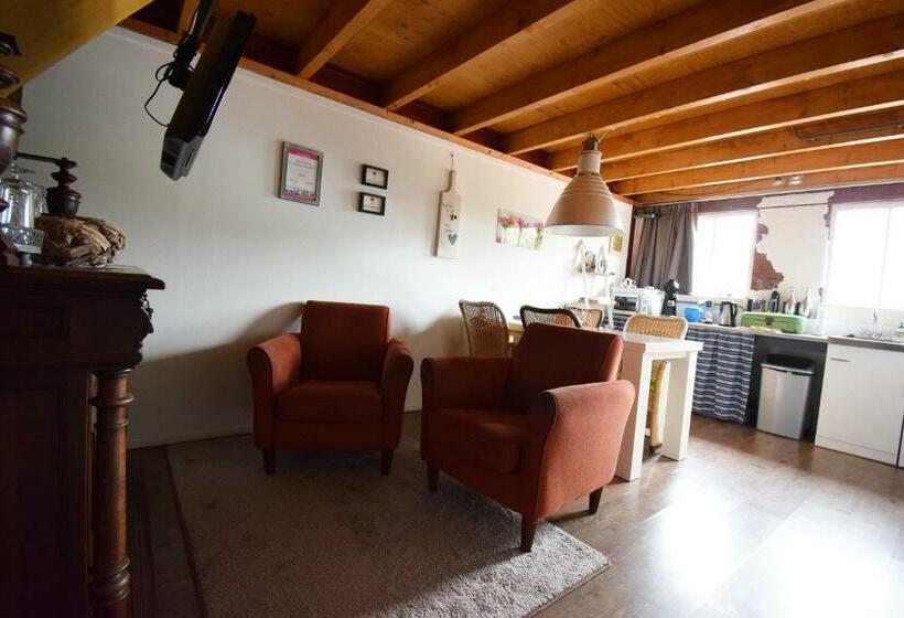 침실 2개 스위트, Sfeervol Appartement Het Knooppunt