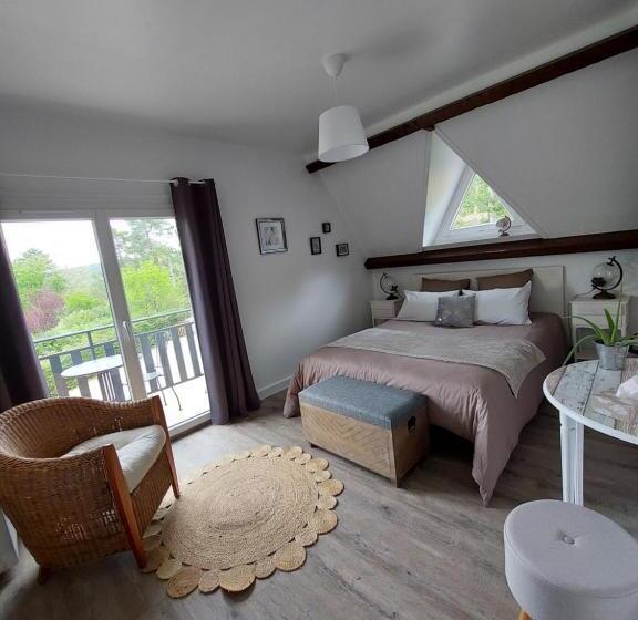 اتاق استاندارد با بالکن, Chambres D Hotes Le Relais Globe Trotteur