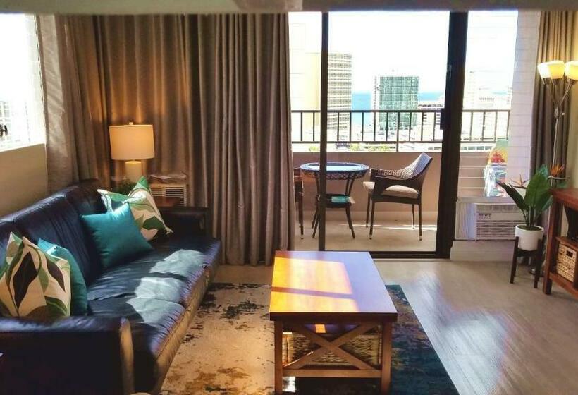 آپارتمان 1 خوابه, Waikiki Kuhio 1 Bedrm Apt, Ocean View, Free Parking & Wifi