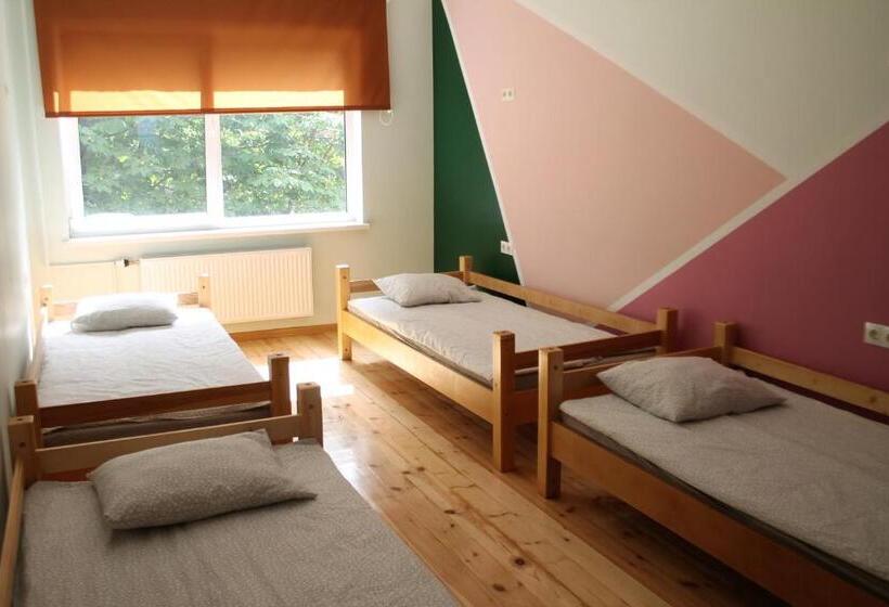 تختخواب در اتاق مشترک, Liepu Hostelis
