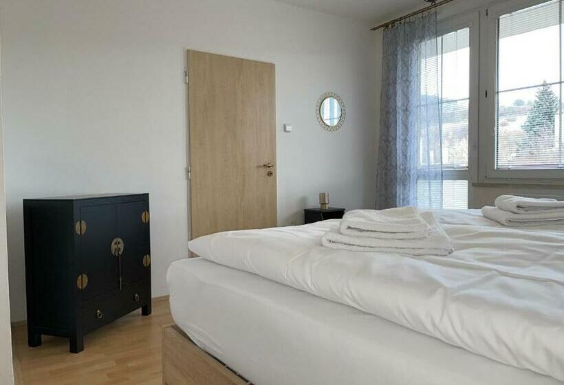 带1个卧室的带阳台的公寓, Pálava House Mikulov