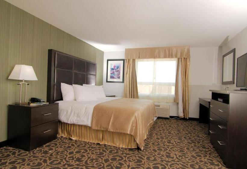 带大床的套房, Paradise Inn And Suites Redwater