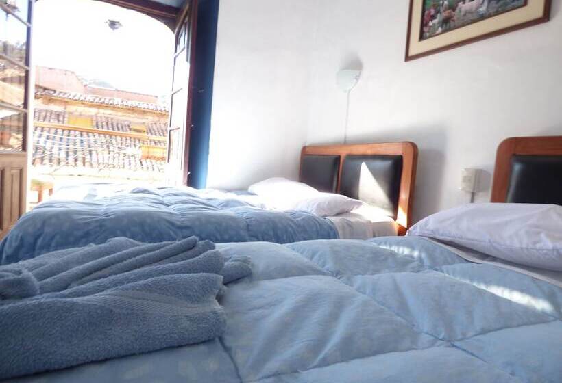 חדר סטנדרט עם מרפסת, Peruvian Hostal