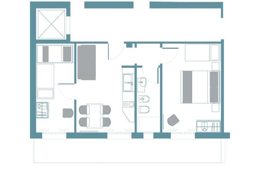 דירת שני חדרים, Daniel Apartments