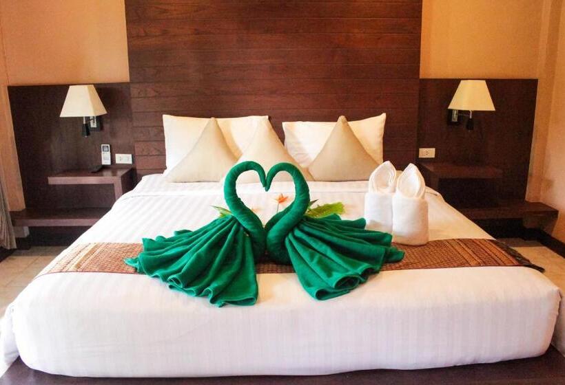 חדר דלוקס נוף לגינה, Clean Beach Resort