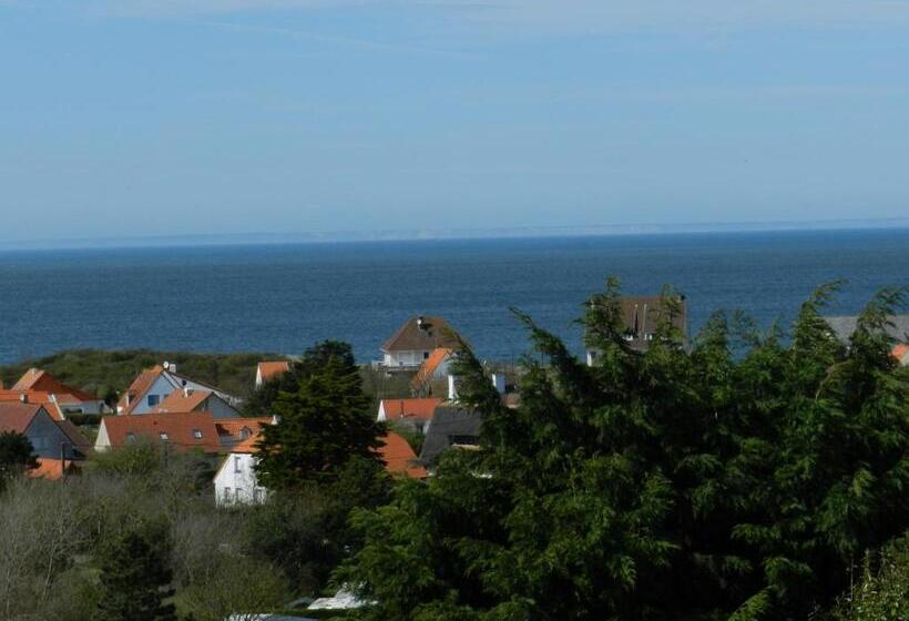 Номер Стандарт Вид на Море с Балконом, Hôtel Le Vivier Wissant   Vue Mer   Côte D Opale   Baie De Wissant   2caps