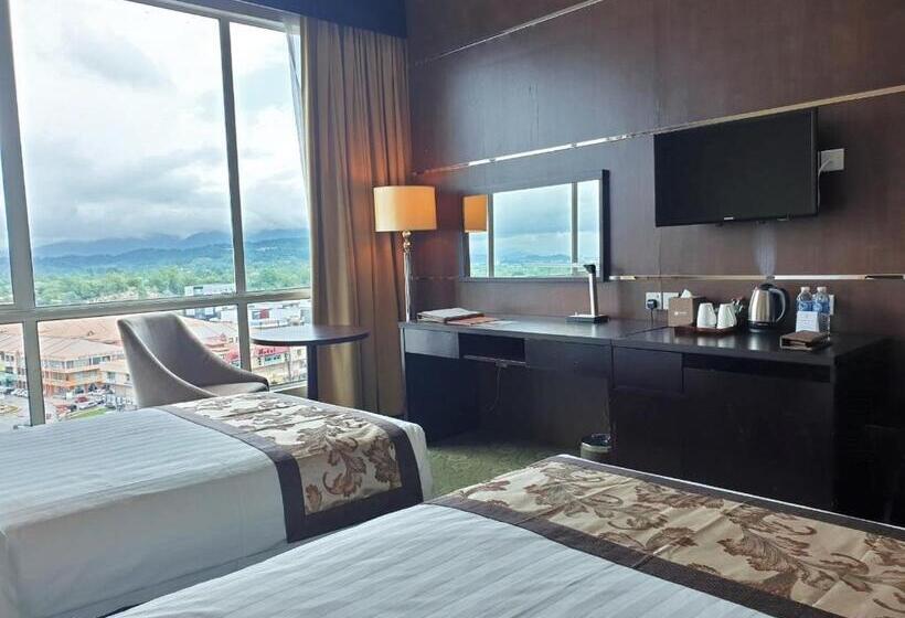 اتاق استاندارد با چشم‌انداز شهر, Pan Borneo Hotel Kota Kinabalu