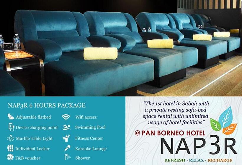 اتاق استاندارد با اتاق نشیمن, Pan Borneo Hotel Kota Kinabalu