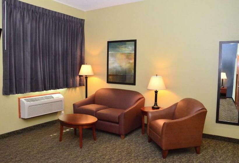 Люкс Кровать Кинг, Cobblestone Inn & Suites  Newton
