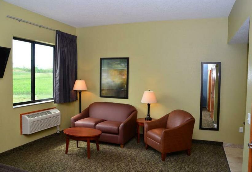 带大床的套房, Cobblestone Inn & Suites  Newton