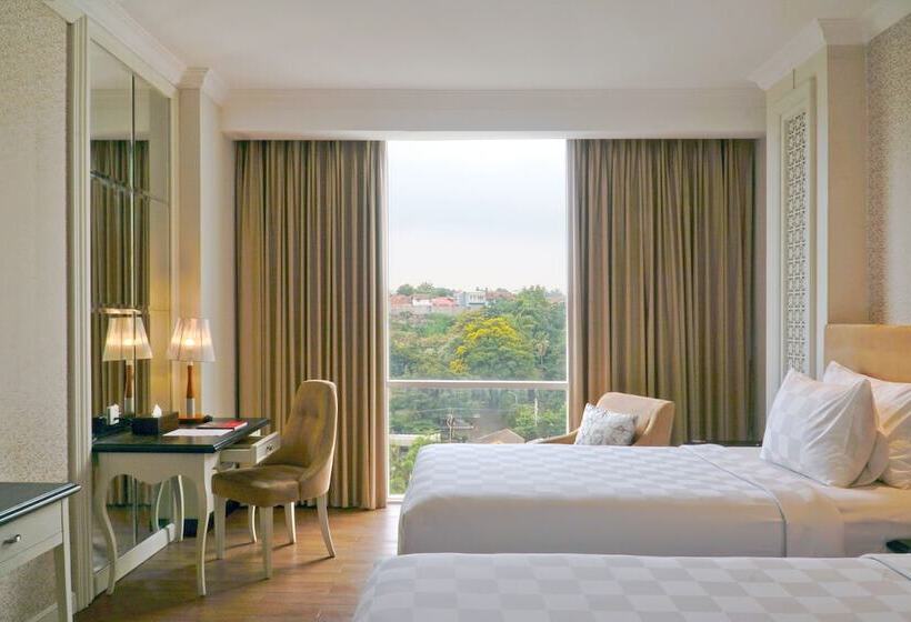 디럭스 룸 가든 전망, Swiss Belhotel Lampung