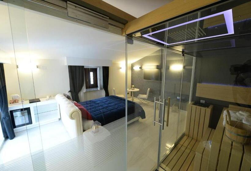 标准间带漩涡浴缸, Villa Minieri Resort & Spa