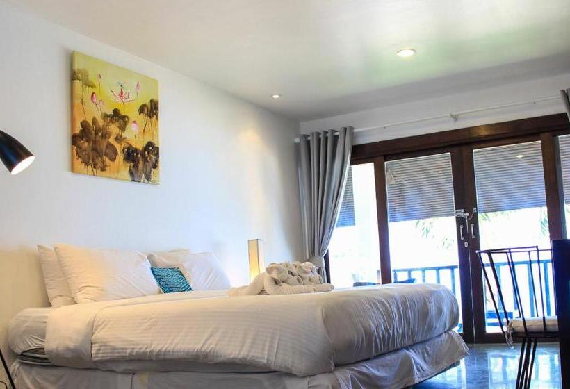 اتاق استاندارد با چشم‌انداز دریا, Baan Bophut Beach Hotel Samui