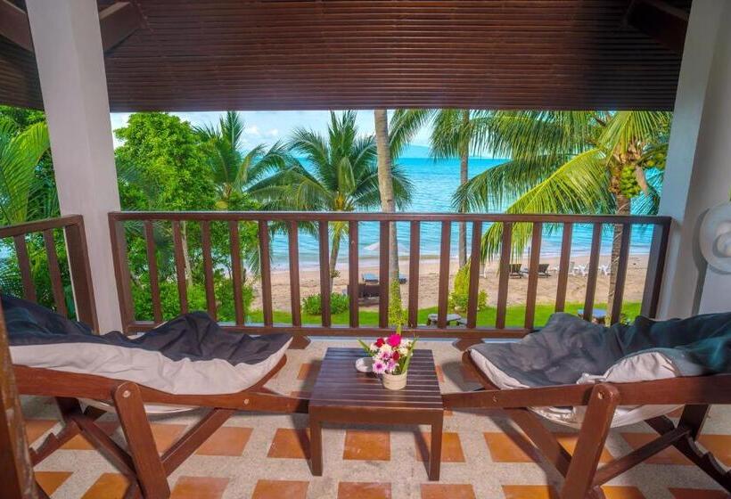 اتاق استاندارد با چشم‌انداز دریا, Baan Bophut Beach Hotel Samui