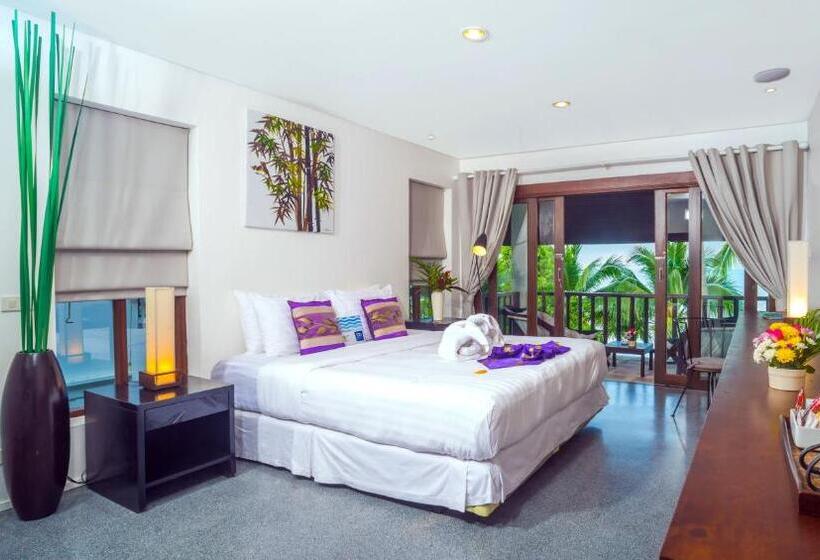 اتاق استاندارد با چشم‌انداز دریا, Baan Bophut Beach Hotel Samui