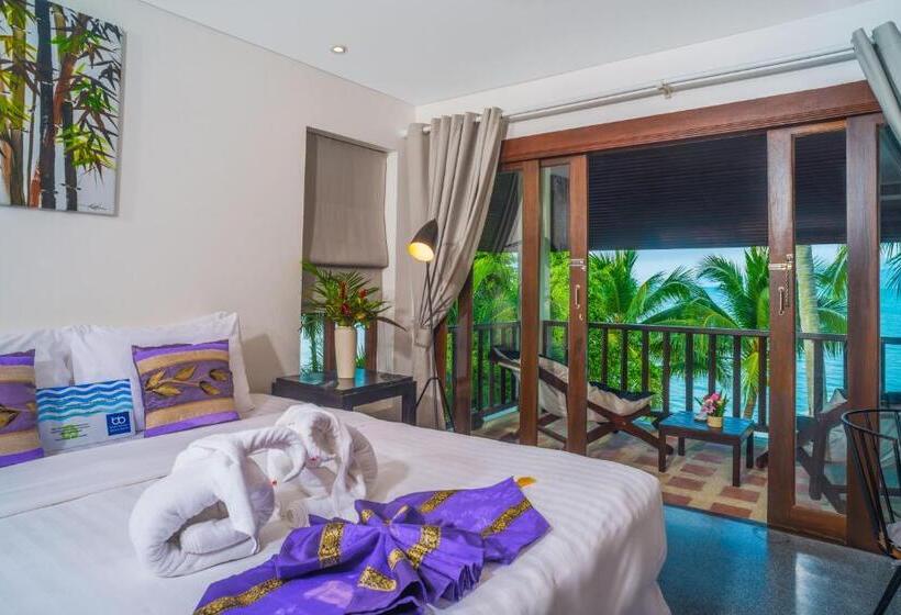 اتاق استاندارد با چشم‌انداز دریا, Baan Bophut Beach Hotel Samui