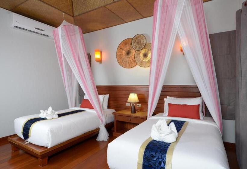 2 베드룸 디럭스 빌라, Pingchan Koh Phangan Beachfront Resort