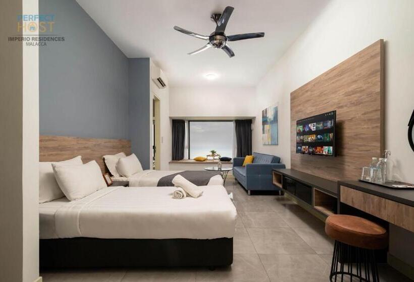 آپارتمان 1 خوابه با چشم‌انداز دریا, Imperio Residence By Perfect Host