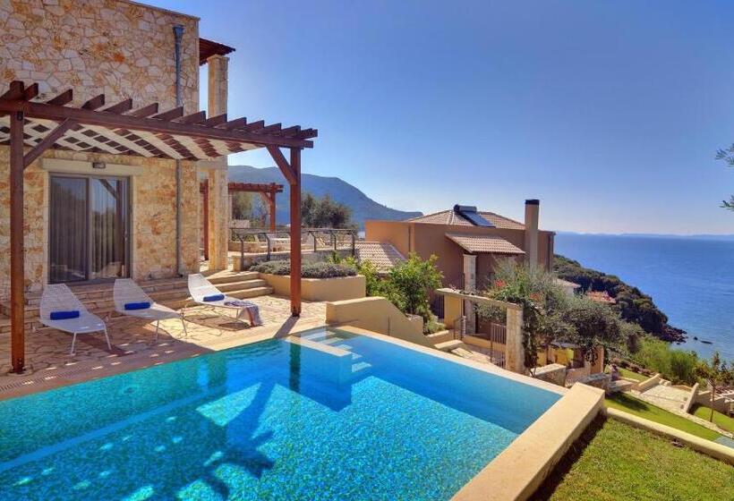Вилла с 1 спальней и бассейном, Sivota Seascape Luxury Villas & Residences
